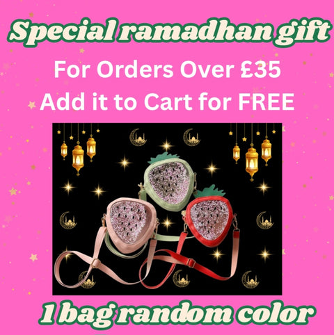 FREE Strawberry Mini Crossbody Bag / purse gift / present for girls