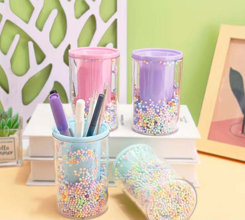 Acrylic Pen/makeup Holder for class, makeup/home desk